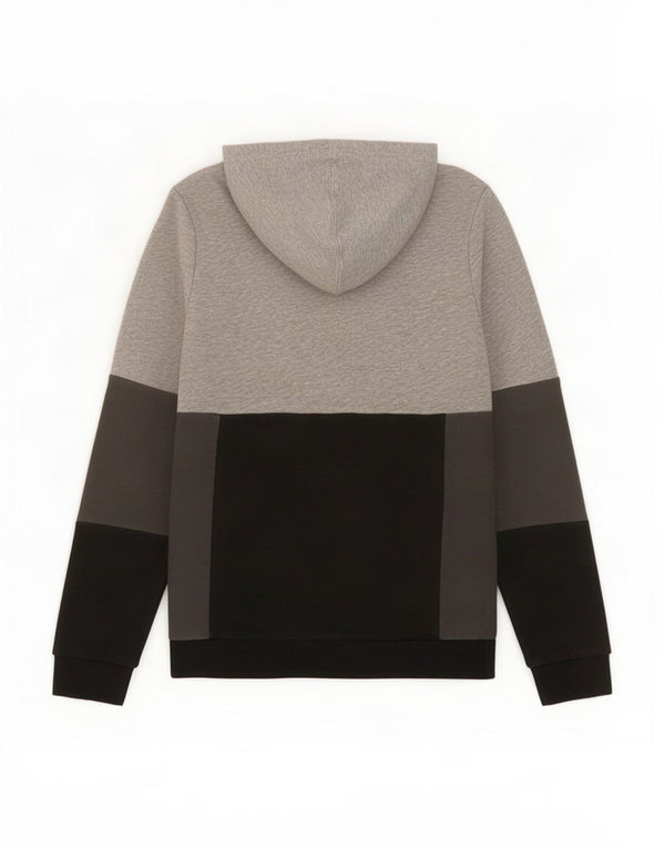 Felpa con cappuccio grafica Adidas da ragazzo 11-12 anni in cotone color block grigio