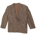 Giacca blazer da uomo a 2 bottoni di Alexander UK 38 pied de poule medio nero