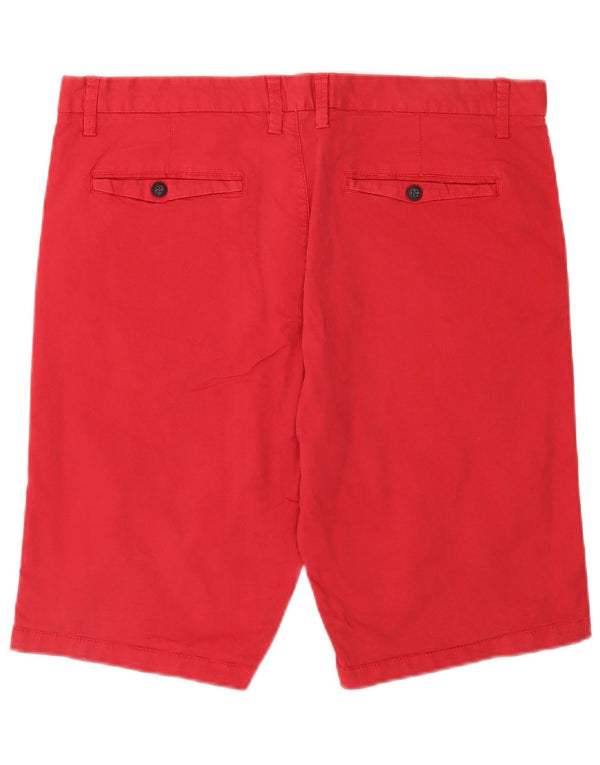 Pantaloncini chino da uomo con vestibilità regolare Brugi W38 XL in cotone rosso