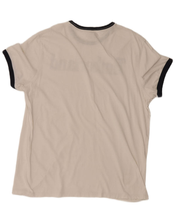 Timberland T-shirt grafica da uomo con vestibilità regolare, 2XL, colore bianco