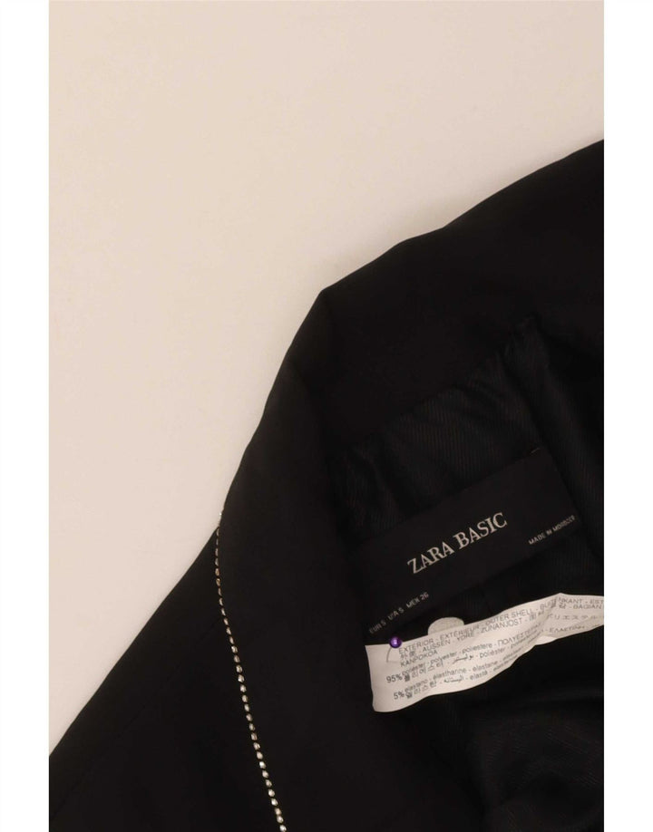 Soprabito senza maniche da donna Zara UK 10 piccolo poliestere nero