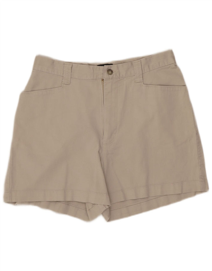 Pantaloncini casual da donna Lee US 8 medi W28 cotone beige