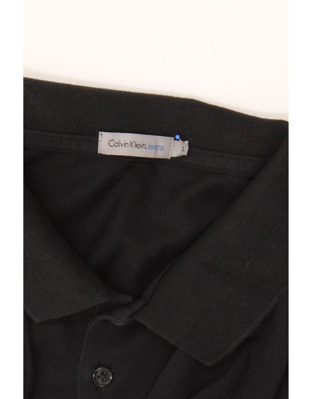 Polo Calvin Klein Jeans da uomo grande nera