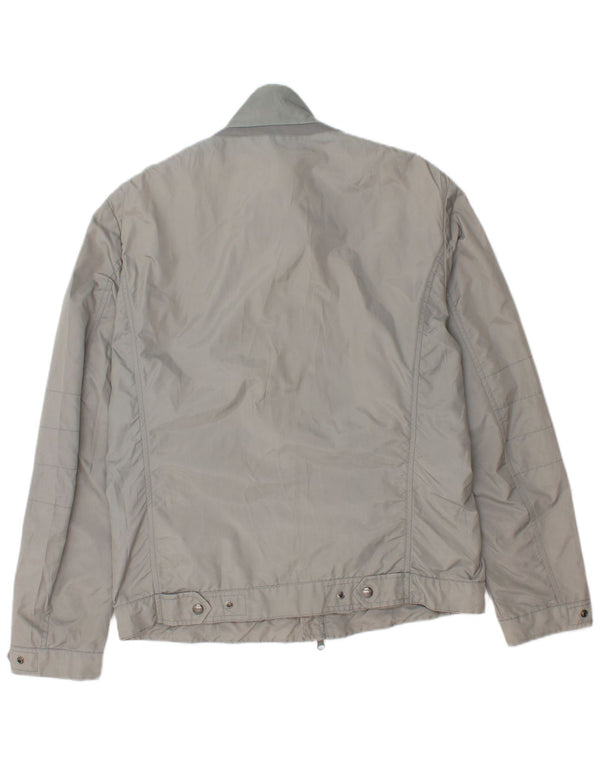 Giacca utility da uomo Geox UK 40 Large Grigia in poliammide