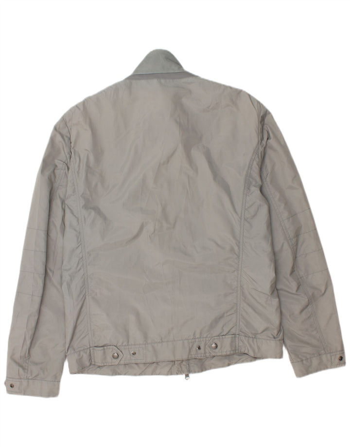 Giacca utility da uomo Geox UK 40 Large Grigia in poliammide