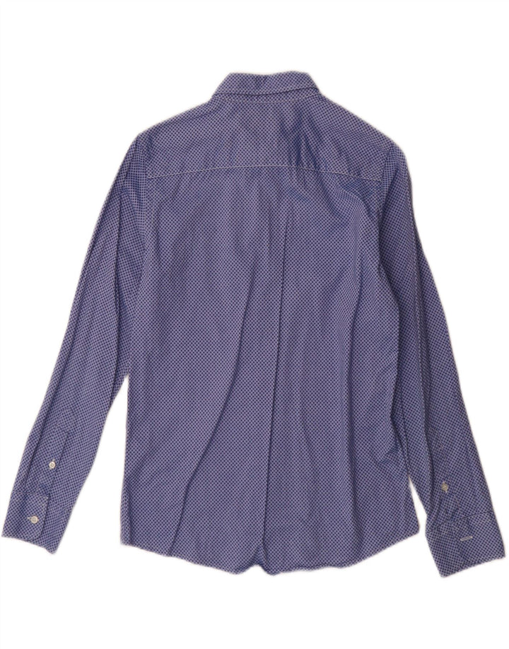Camicia Bambino FRED PERRY 11-12 Anni Cotone Maculato Blu