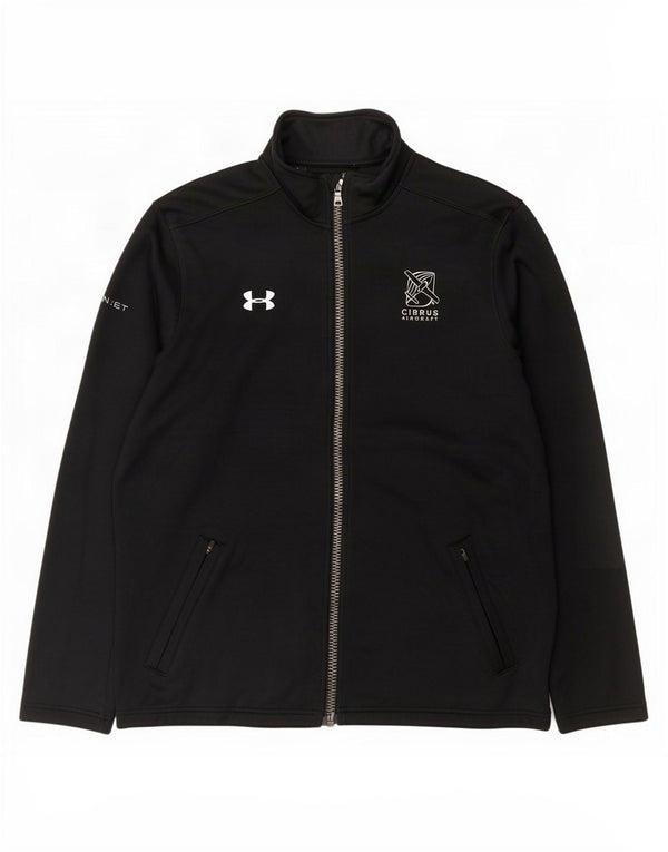 Giacca da tuta da uomo Under Armour Cold Gear, vestibilità ampia, taglia grande, nera