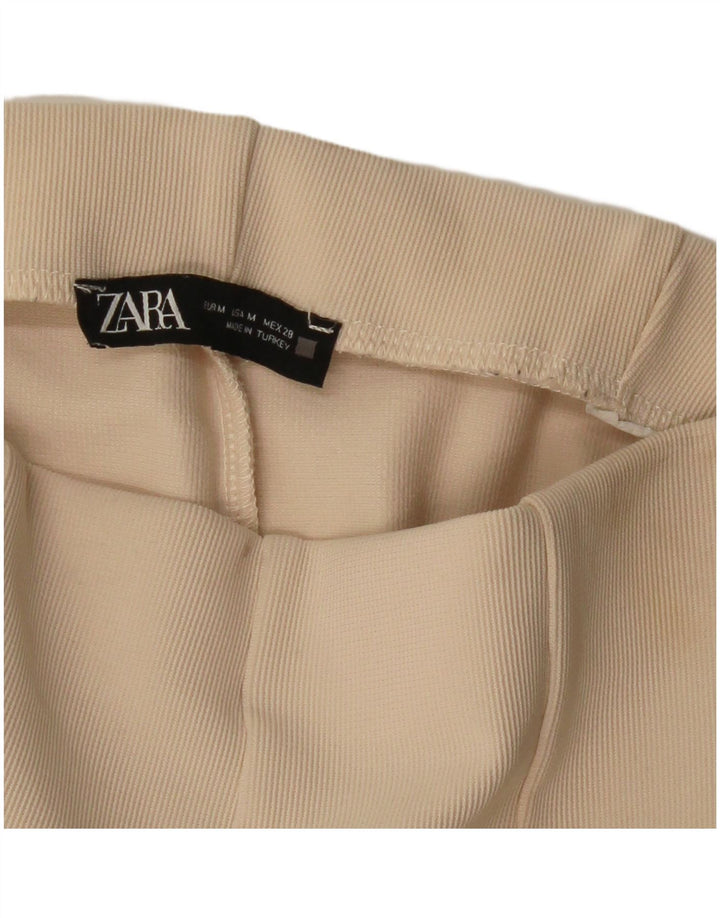 Pantaloni casual skinny da donna Zara medi W28 L33 Beige