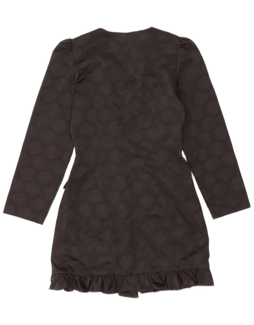 Giacca blazer doppiopetto da donna Zara UK 10 piccola nera geometrica