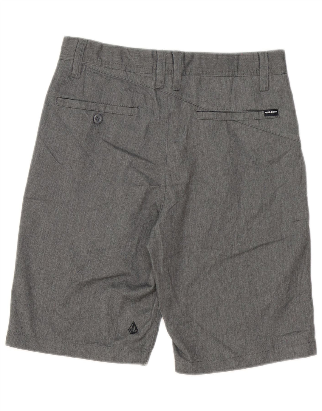Pantaloncini chino da bambino Volcom 15-16 anni W28 poliestere grigio