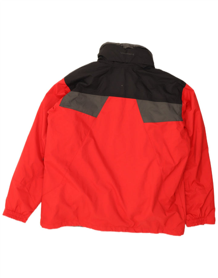 Giacca a vento Columbia Interchange da uomo UK 42 XL Blocco colore rosso