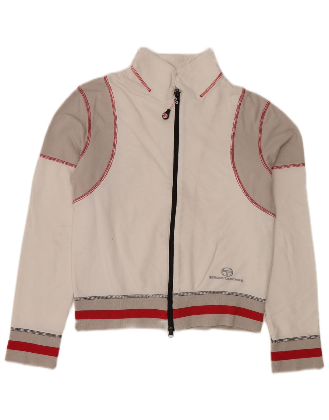 Giacca da tuta da donna Sergio Tacchini IT 44 Medium White Colourblock