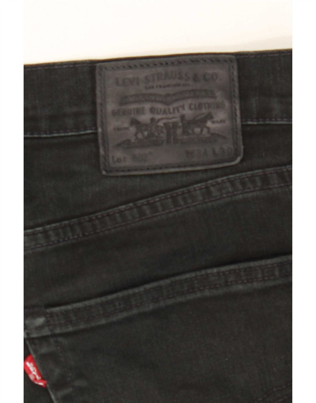 Jeans Levi's Uomo 502 affusolati W34 L30 Neri