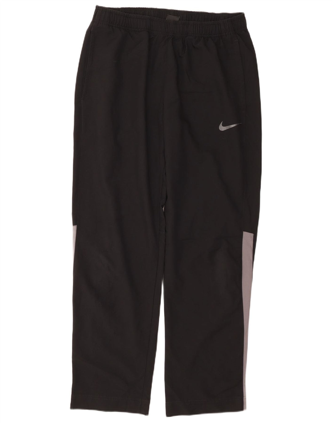 Pantaloni da tuta NIKE Dri Fit da uomo, grandi, in poliestere color block nero
