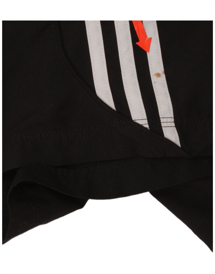 Pantaloncini sportivi da uomo Adidas grandi in poliestere nero