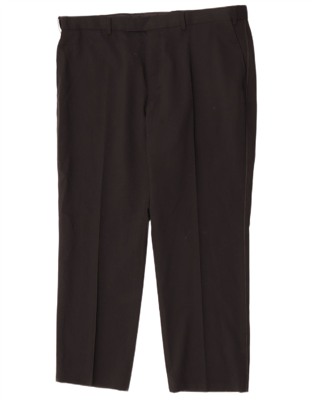 Pantaloni da abito vestibilità regolare da uomo Marks & Spencer W40 L29 lana nera