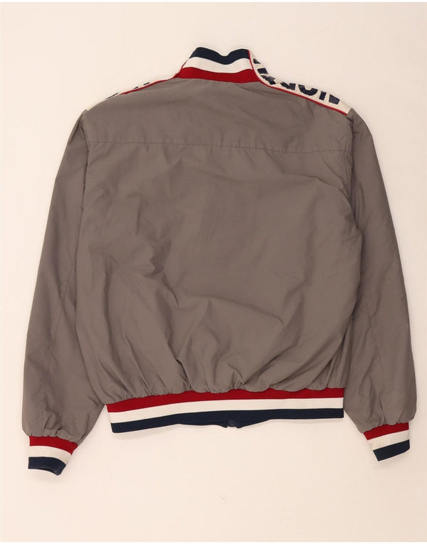 NORTH SAILS Giubbotto bomber grafico da uomo UK 42 XL Poliammide color block grigio