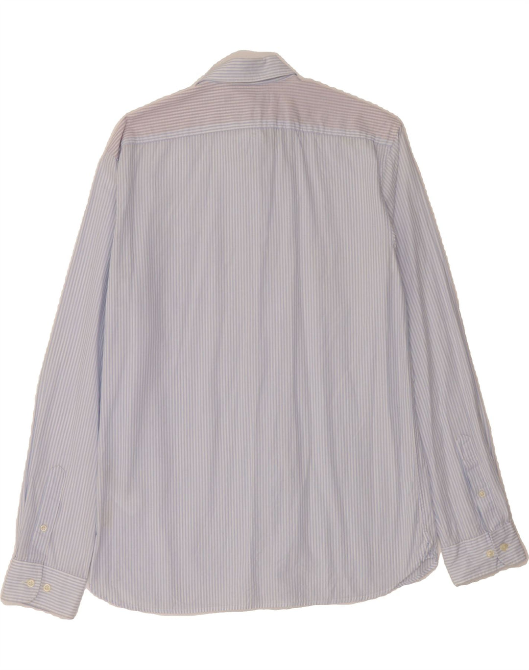 JACK & JONES Mens Shirt Large Blue Pinstripe Cotton Vintage Jack & Jones and Second-Hand Jack & Jones from Messina Hembry 