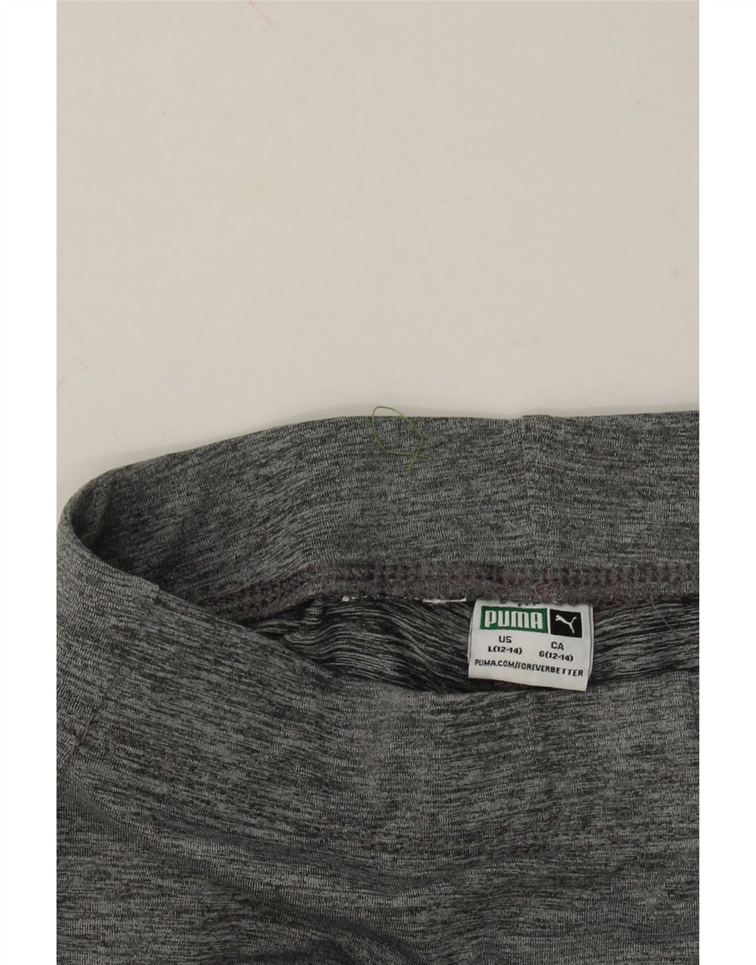 PUMA Girls Leggings 12-13 Years Large Grey Vintage Puma and Second-Hand Puma from Messina Hembry 