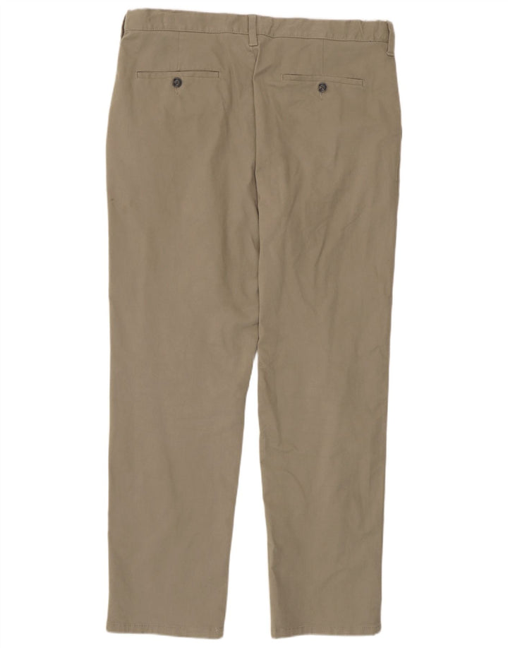Pantaloni chino vestibilità regolare da uomo Marks & Spencer W36 L31 cotone beige
