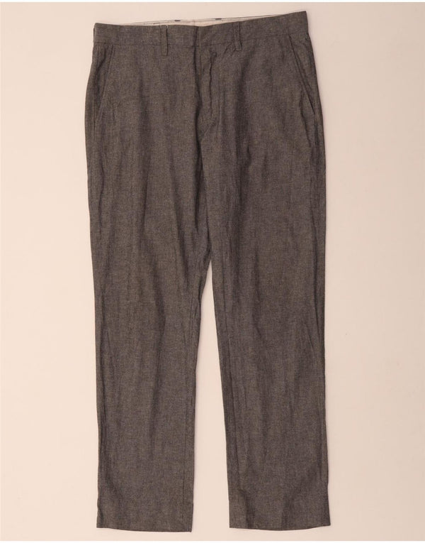 J. CREW Pantaloni chino slim Bedford da uomo W32 L30 cotone grigio