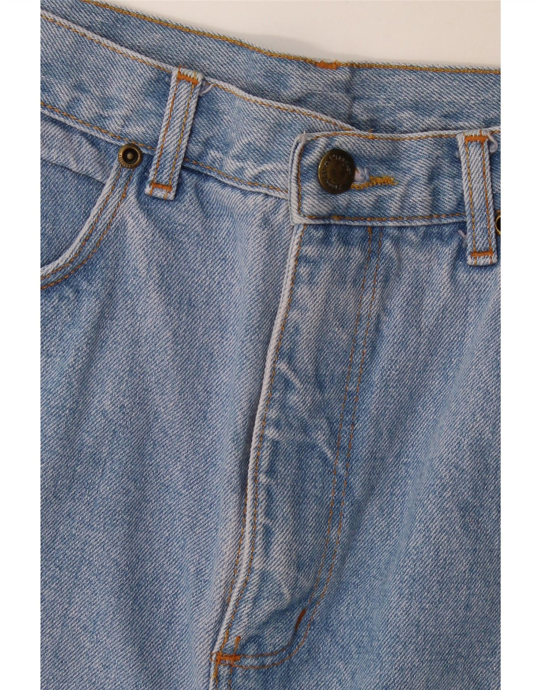 Mini gonna di jeans da donna Wrangler W30 blu medio