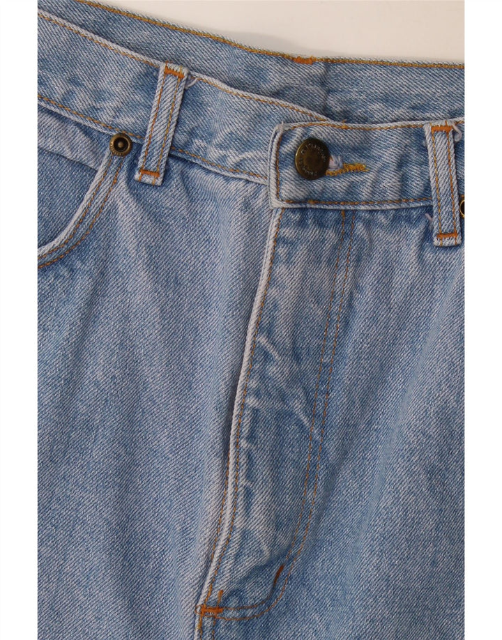 Mini gonna di jeans da donna Wrangler W30 blu medio