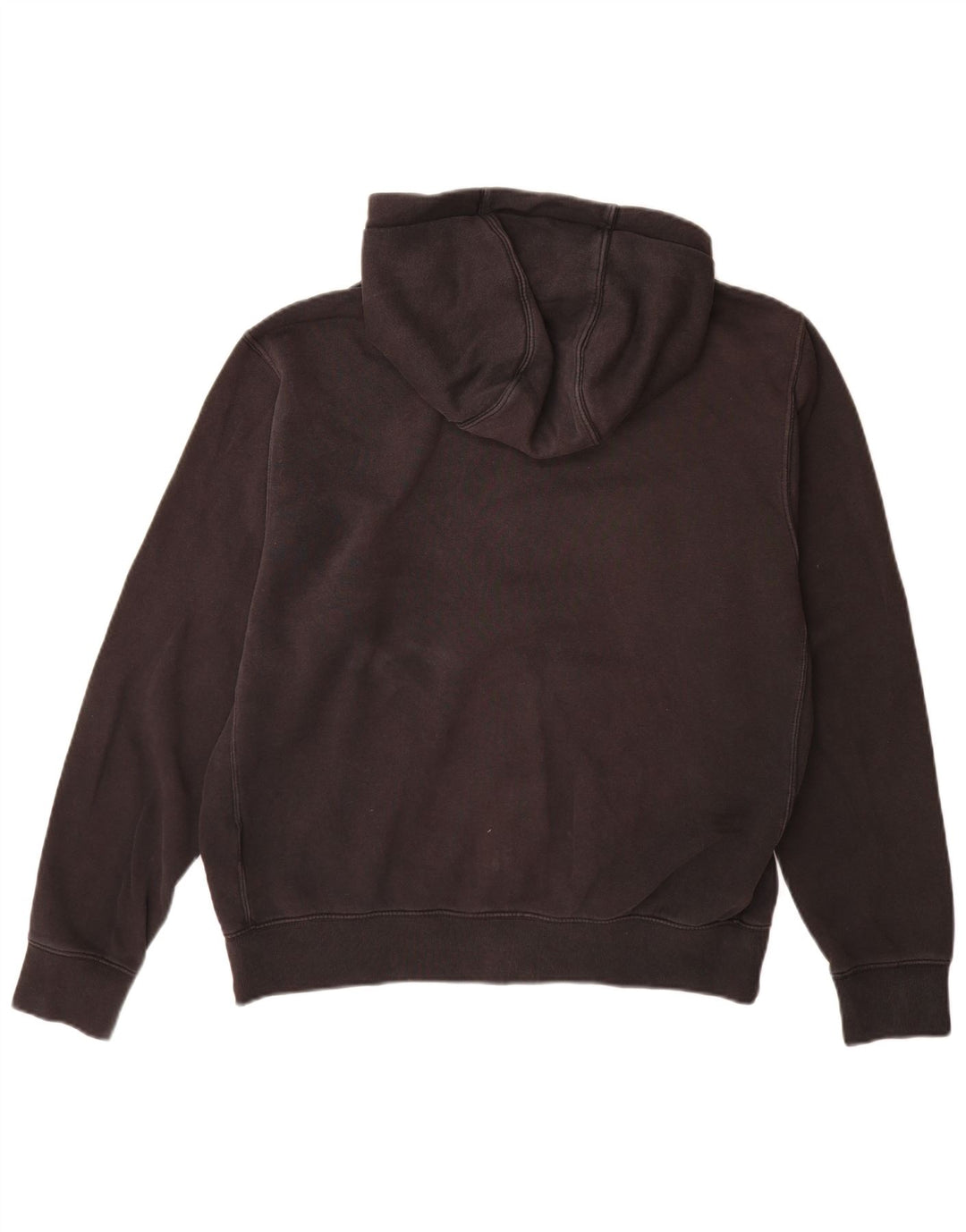 Felpa con cappuccio e zip Nike da uomo in cotone nero medio