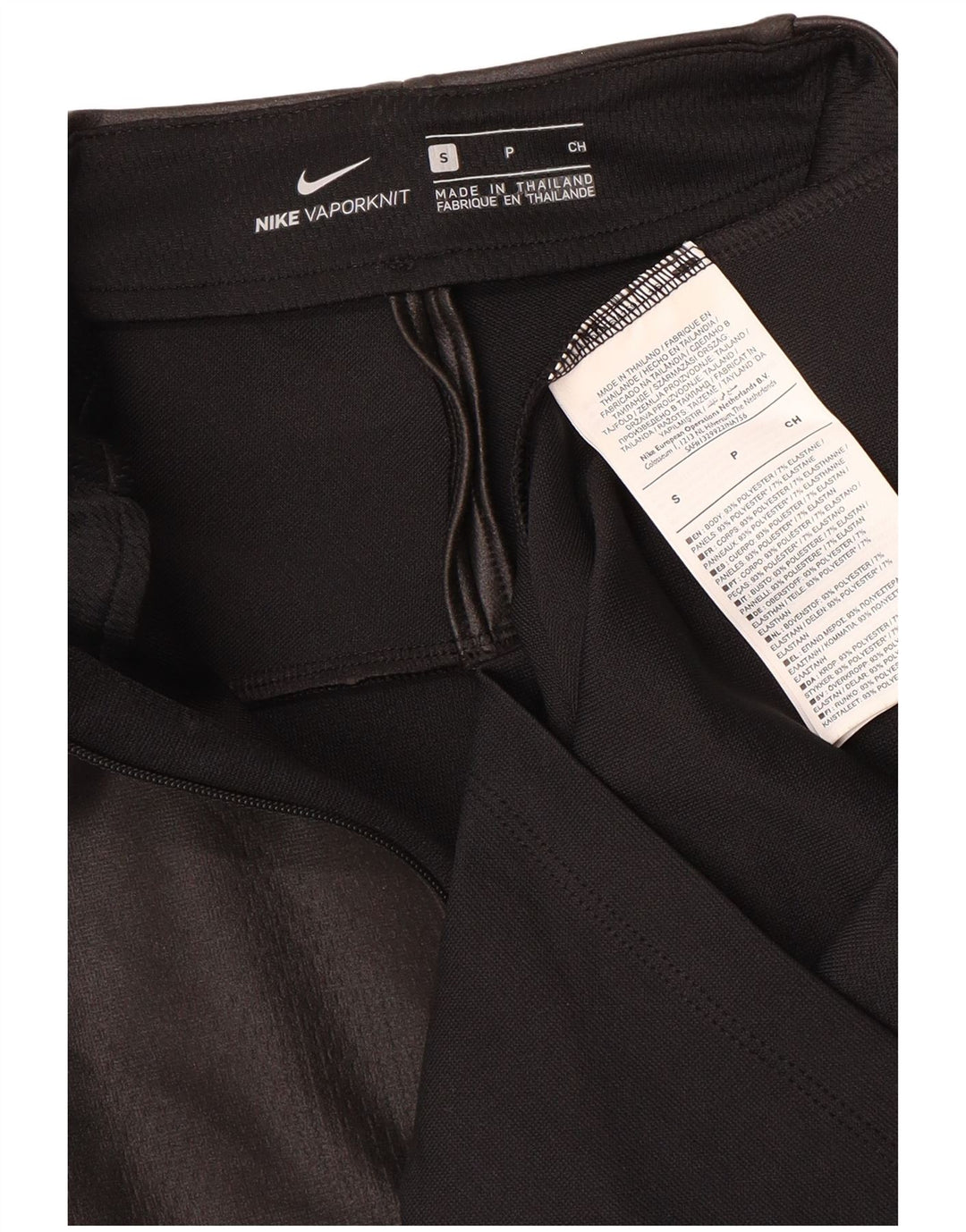 NIKE Top da tuta pullover con zip grafica da uomo, piccolo, color block nero