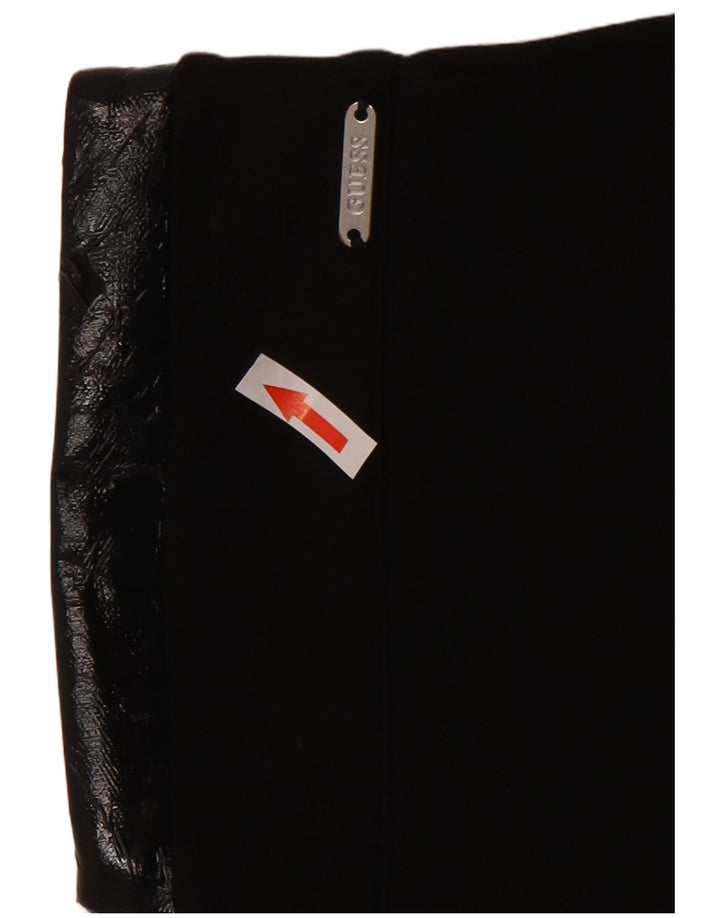 Gonna dritta da donna Guess media W28 viscosa nera