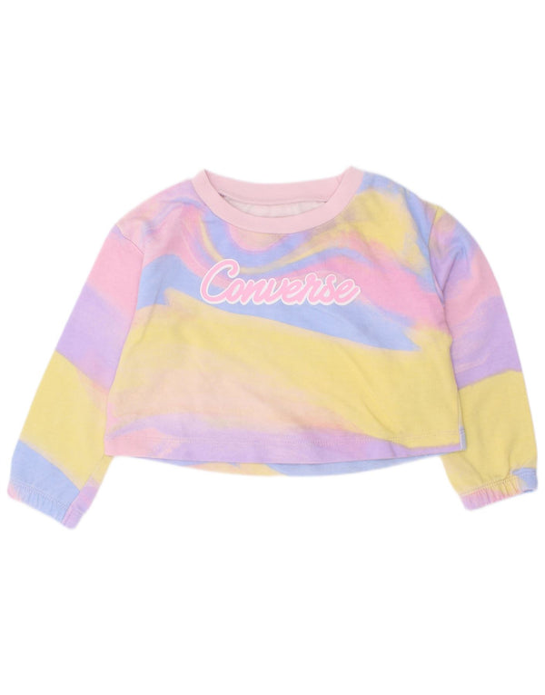 Converse Felpa corta per bambina 18-24 mesi multicolore