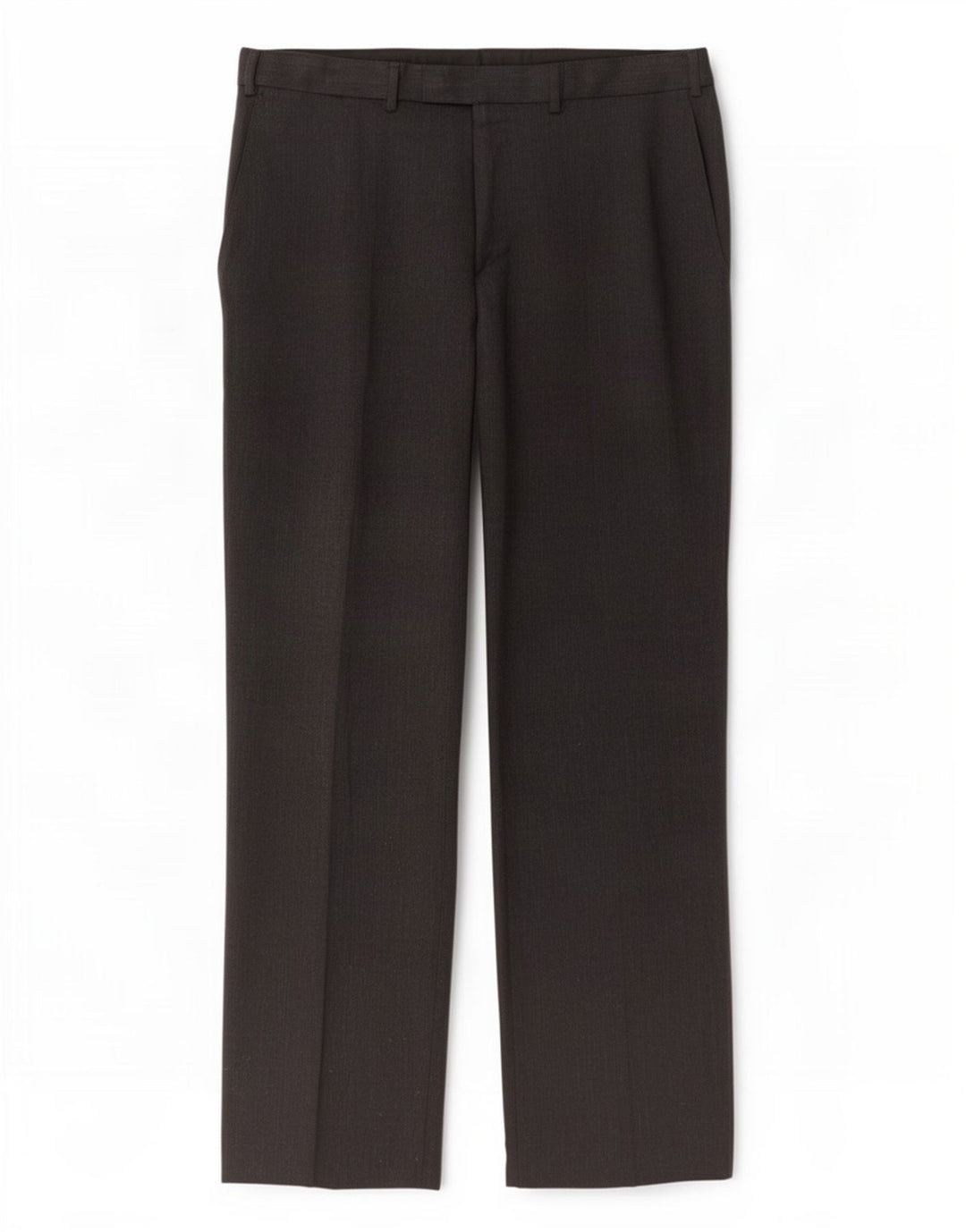 Pantaloni da abito dritti da uomo Marks & Spencer W36 L31 poliestere grigio