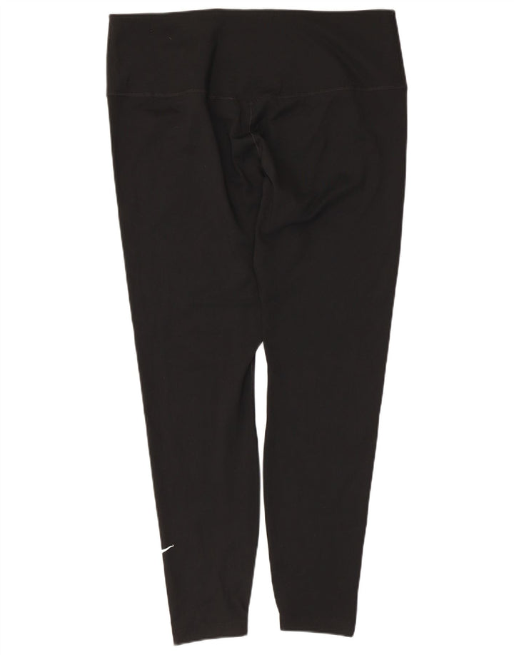 Leggings Nike Dri Fit da donna UK 20 2XL poliestere nero