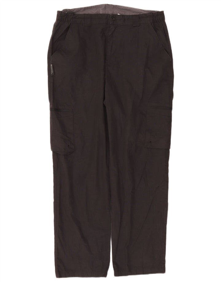 Pantaloni cargo dritti da donna Mountain Warehouse W36 L30 poliestere nero
