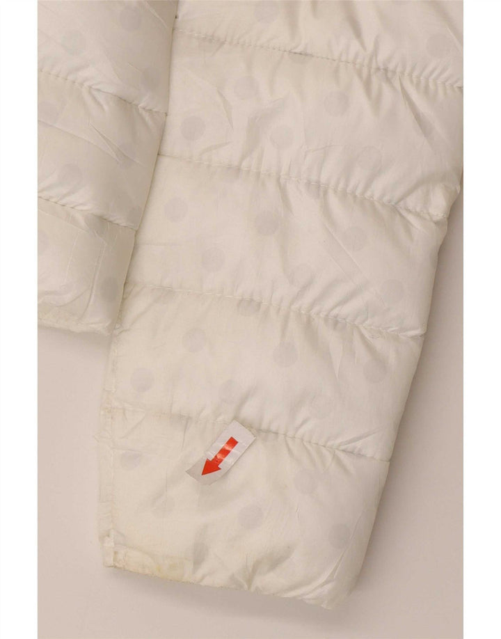 Giacca imbottita da donna Guess UK 6 XS poliestere maculato bianco