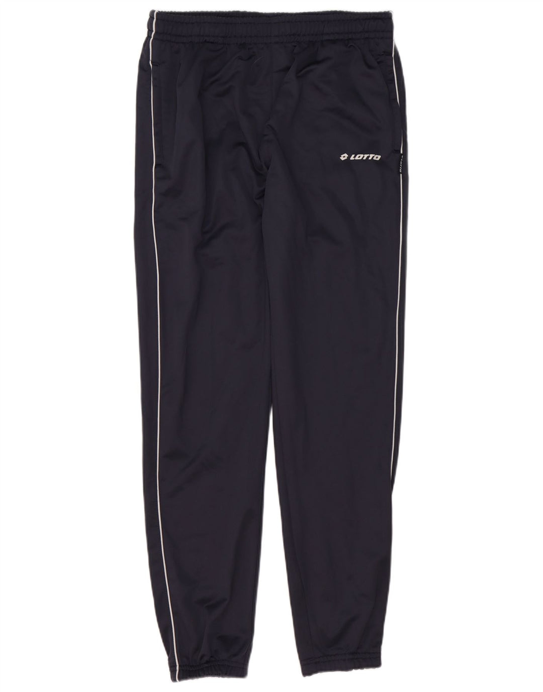 Pantaloni da tuta da uomo Lotto Joggers medio poliestere blu navy