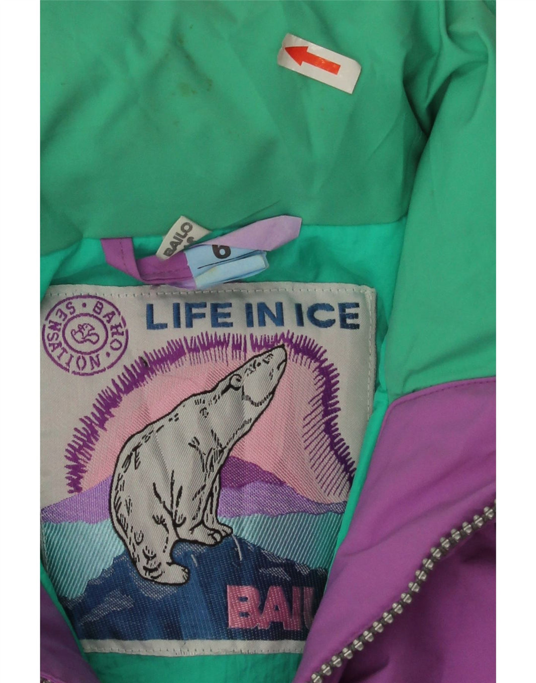 Giacca da sci impermeabile Gore-Tex da donna Bailo IT 46 Large Pink Colourblock