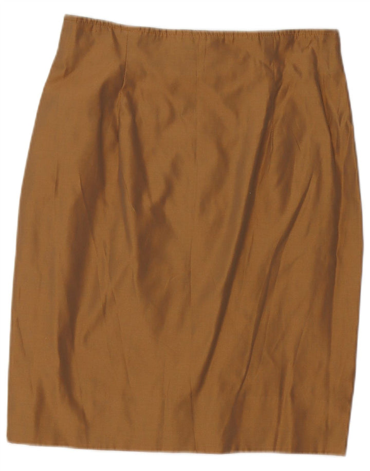 Gonna Tubino Donna Annalisa Ferro IT 44 Media W28 Cotone Marrone