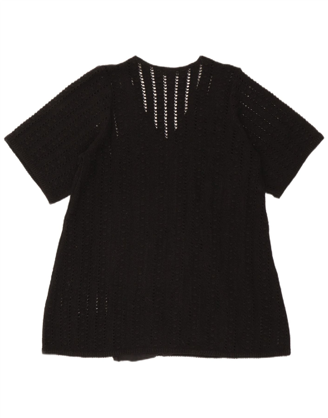 Blusa oversize da donna Zara Top UK 10 piccola poliestere nero