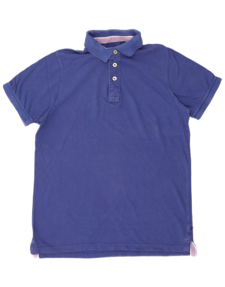 Polo da uomo Boden in cotone blu medio