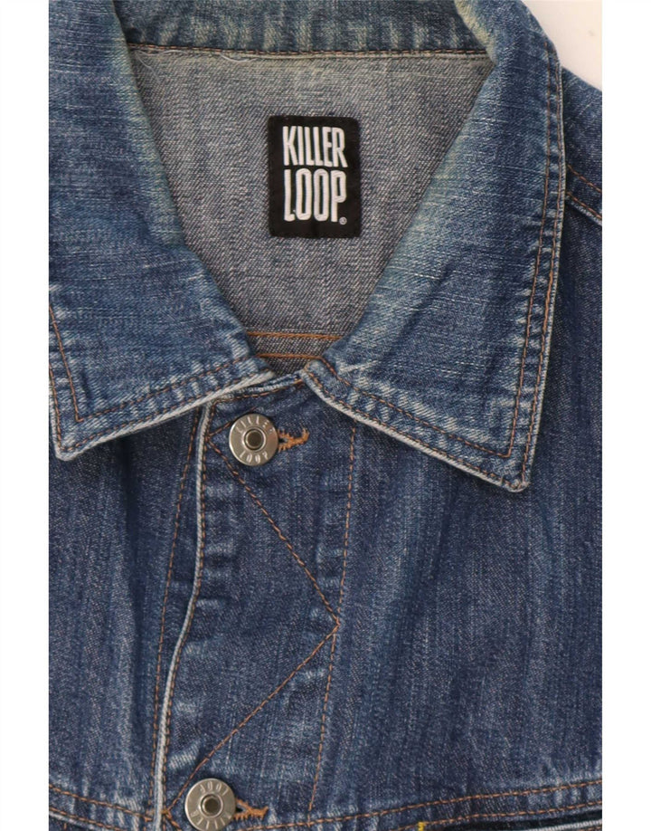 Giacca di jeans da uomo Killer Loop UK 36 piccola in cotone blu