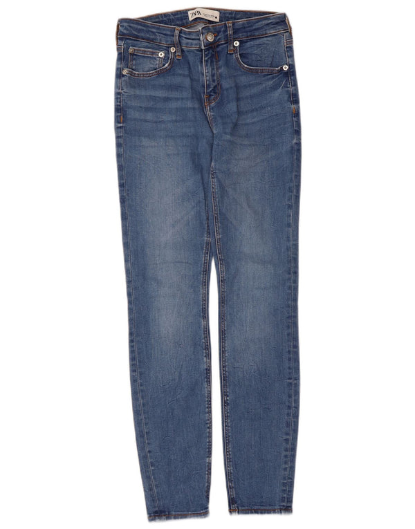 Jeans skinny da donna Zara EU 38 Small W28 L28 Cotone blu