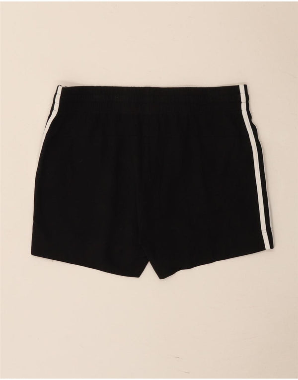 Pantaloncini sportivi regolari da donna Adidas UK 12/14 Sport in cotone nero medio