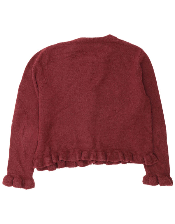 Maglione cardigan da donna Zara UK 18 XL Borgogna