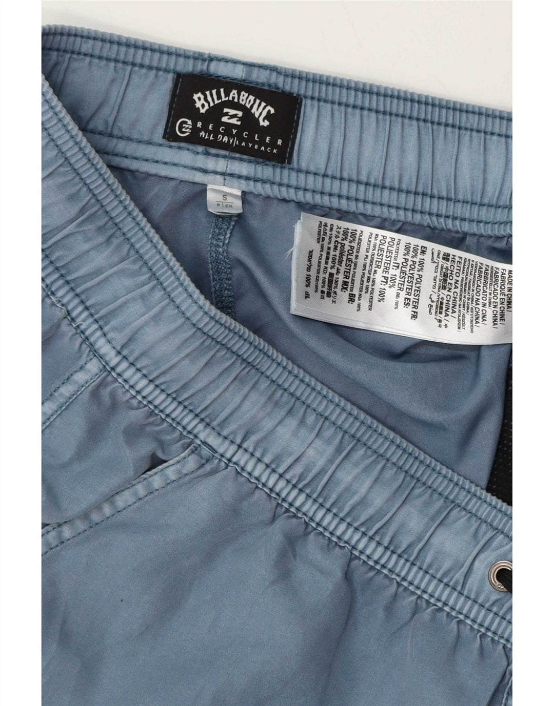 Pantaloncini da bagno da uomo Billabong piccoli in poliestere blu