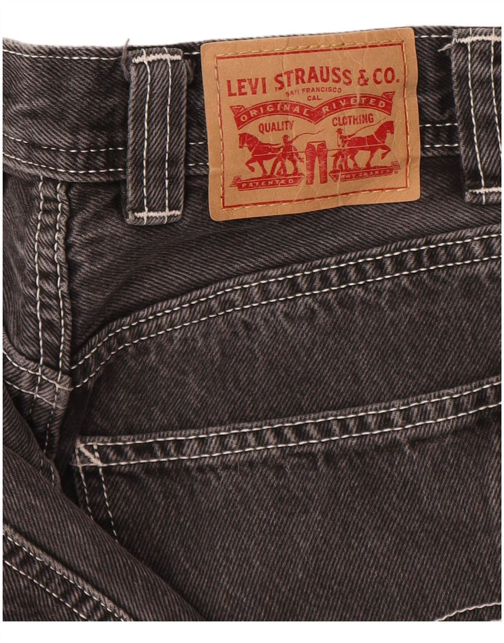 Jeans Levi's da donna cargo affusolati W25 L26 cotone grigio