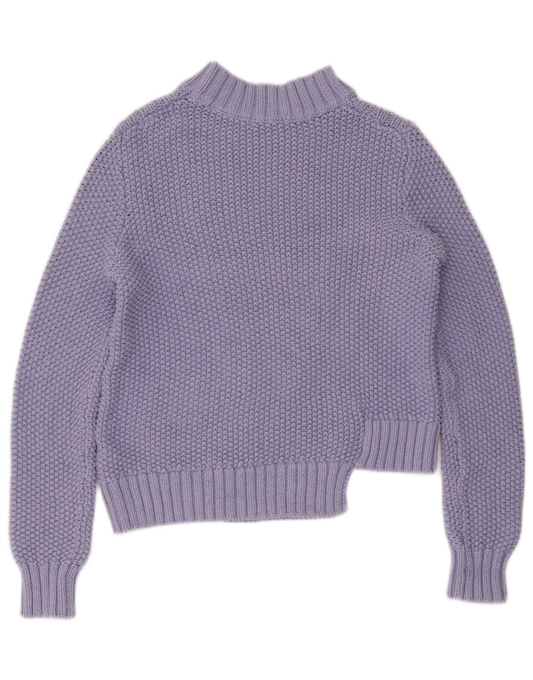 Maglione maglione a collo alto da donna Marks & Spencer UK 10 piccolo viola