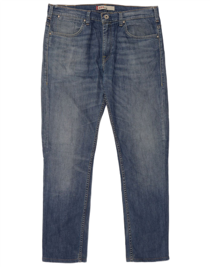 Jeans Levi's Uomo 511 Slim W38 L34 Cotone Blu