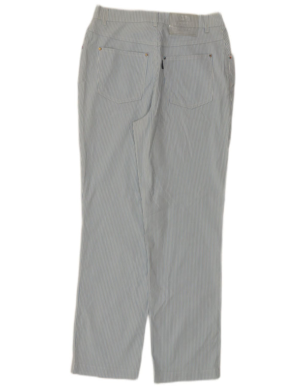 ST. Pantaloni casual dritti da donna GERMAIN medi W28 L27 a righe blu