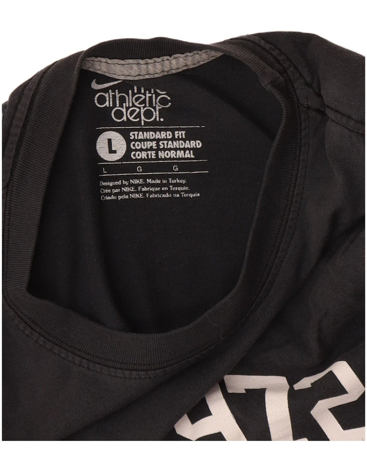 T-shirt grafica Nike da uomo con vestibilità standard, taglia grande, grigia